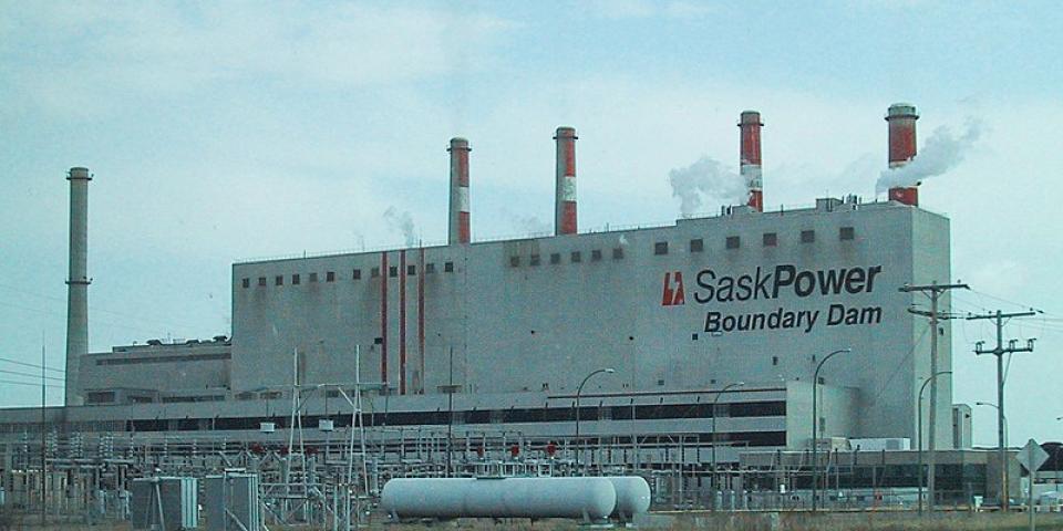 Kraftværket Boundary Dam i Canada